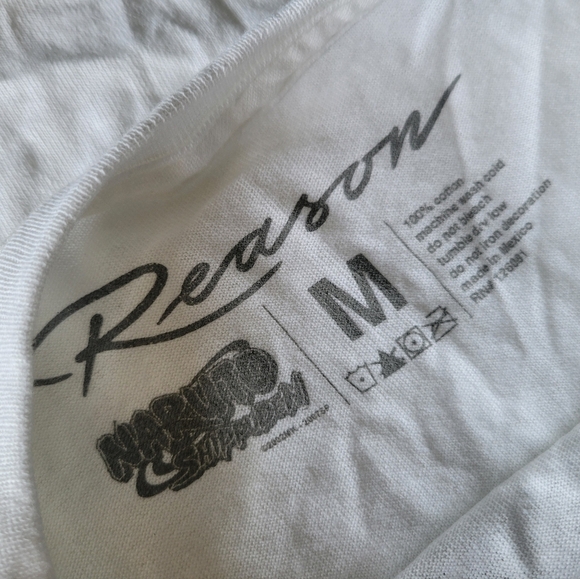 Reason Naruto Shippuden Graphic Tee M NWT White - Picture 7 of 8